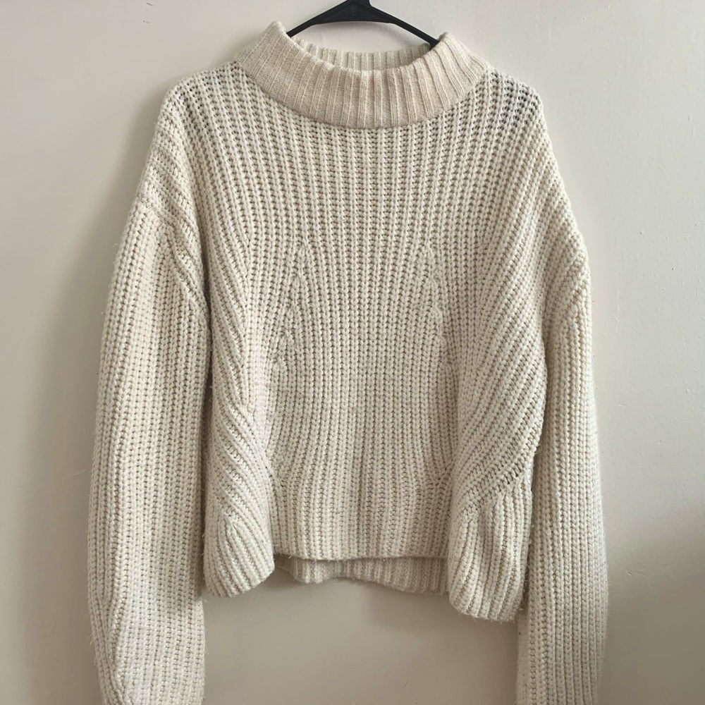 Chunky knit sweater
